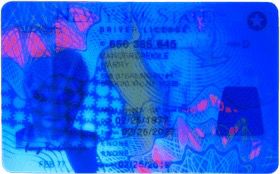 best fake id Front (UV)